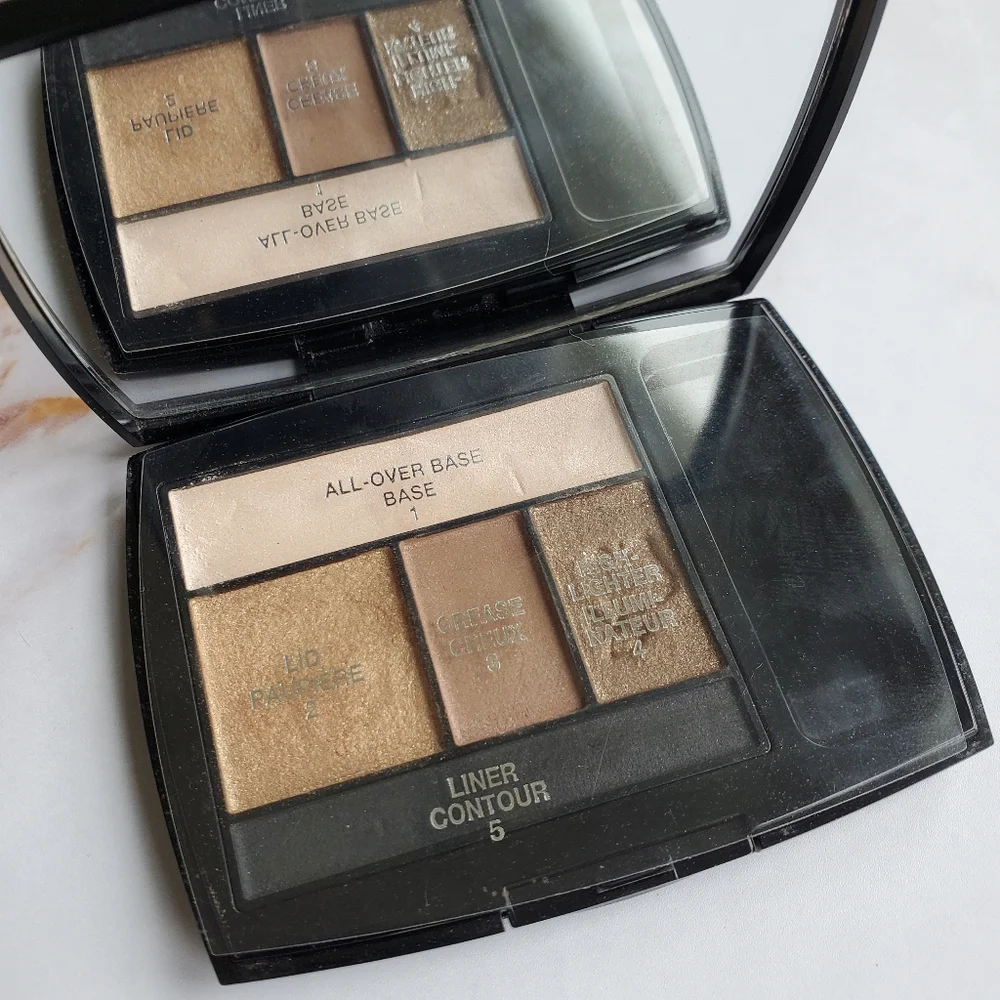 Lancôme Color Design Golden Frenzy Eyeshadow Palette 5 Eye Shadow & Liner RARE